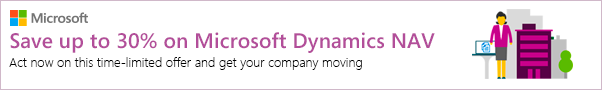 Microsoft Promotion für Dynamics NAV Neukunden